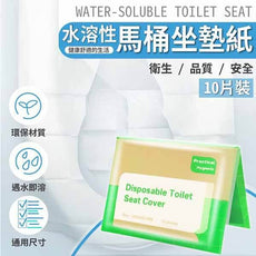 即棄水溶性廁所衛生坐墊紙(10片裝)