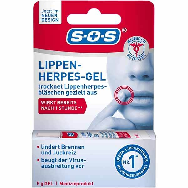 SOS 唇部舒緩修復凝膠 5g Lippen-Herpes Gel 德國進口