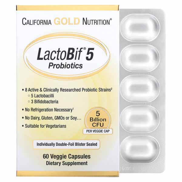 美國 California Gold Nutrition 腸道益生菌50億60粒