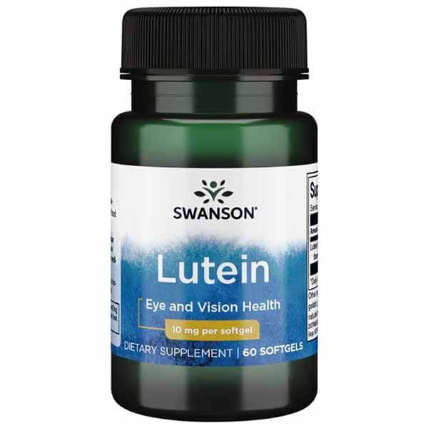 美國 Swanson 金盞花葉黃素軟膠囊 Lutein 10mg 60粒