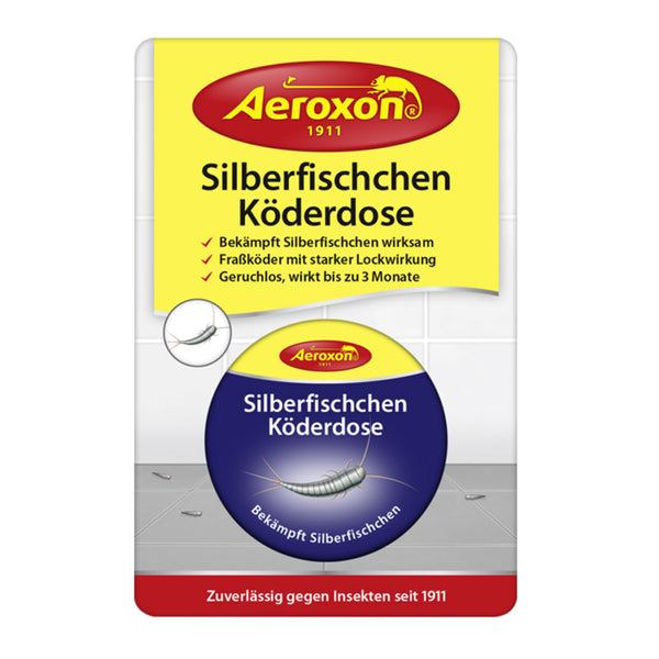 Aeroxon 衣魚書蟲消滅盒 衣魚/蠧蟲/衣蛾 誘餌劑 德國進口 (請盡量以雙數訂購，避免運送途中鐵罐凹陷)