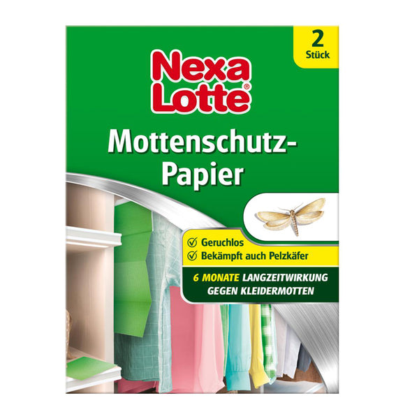 Nexa Lotte 衣櫃防蟲防蛀紙(2片裝) 德國直送