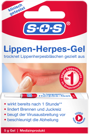 SOS 唇部舒緩修復凝膠 5g Lippen-Herpes Gel 德國進口