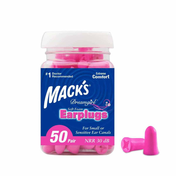 Mack’s 女士專用耳塞 – 50對裝 窄耳道設計