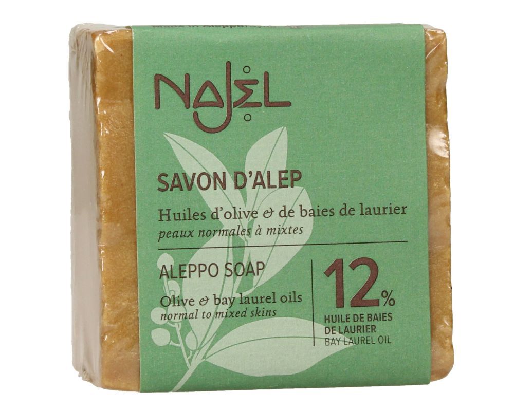 【中性肌膚適用】Najel 阿勒頗天然手工古皂 12%月桂油 法國品牌 香港行貨