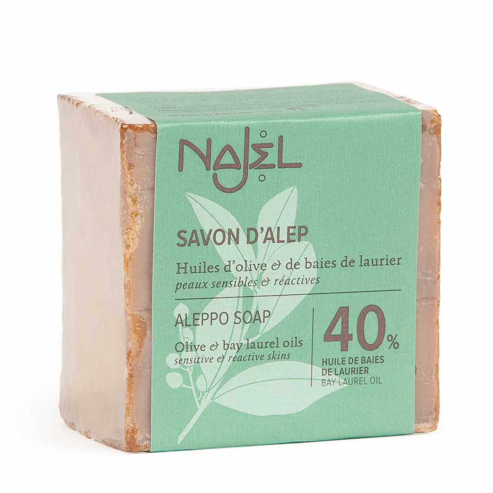 【濕疹救星】Najel 阿勒頗天然手工古皂 40%月桂油 法國品牌 香港行貨