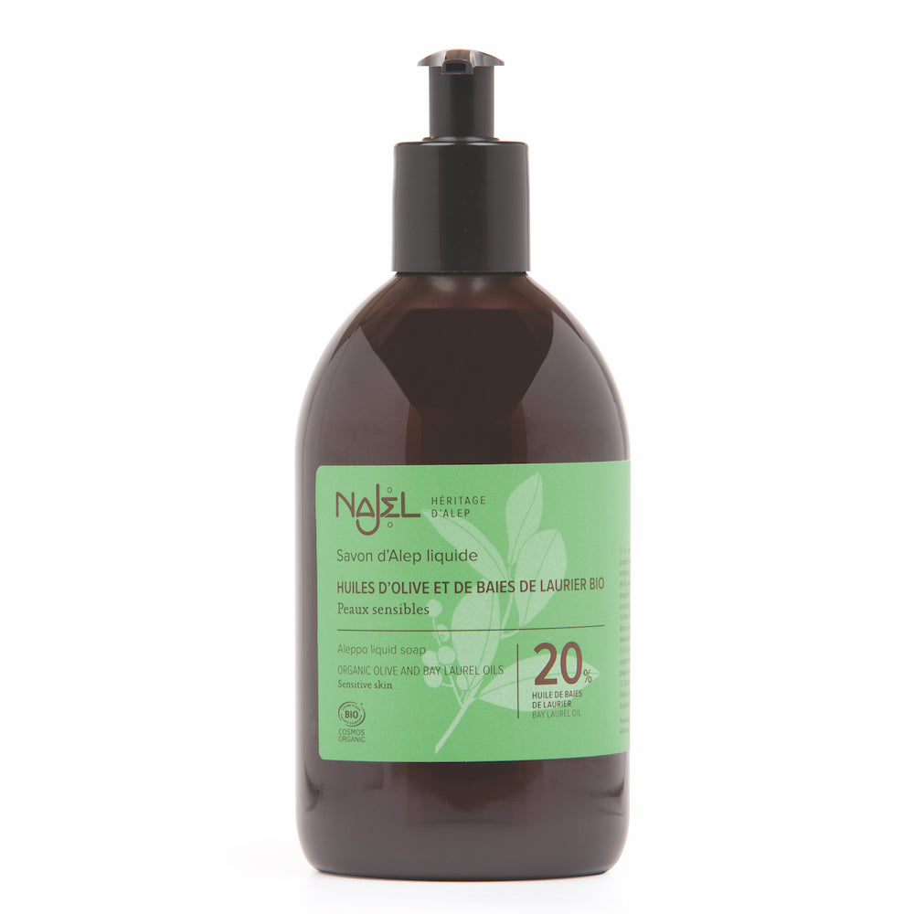 Najel 有機阿勒頗皂液 (20%月桂油) 法國品牌 香港行貨