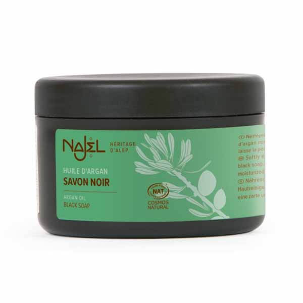 【特強保濕】Najel 有機堅果油黑皂 法國品牌 香港行貨