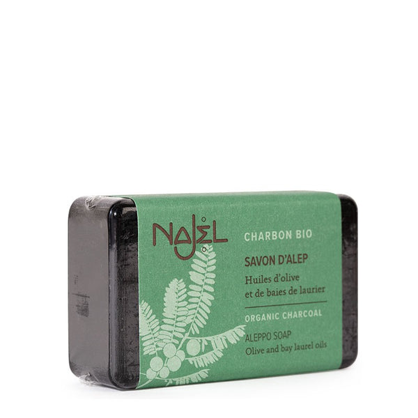 【清潔排毒】Najel 有機黑炭 阿勒頗天然手工古皂 法國品牌 香港行貨