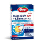 Abtei Magnesium 400 + Kalium 鎂400+鉀活力補充片 30粒 德國進口