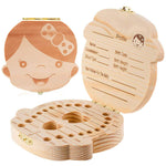 木製嬰兒牙齒收藏盒(BB仔/BB女)