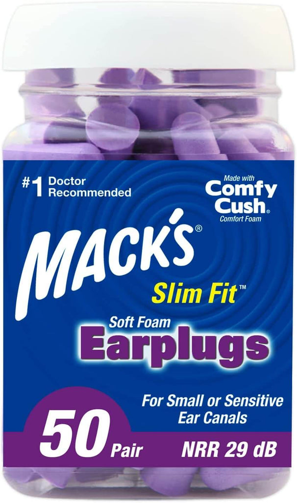 Mack’s SlimFit 耳塞 – 50對裝 窄耳道設計