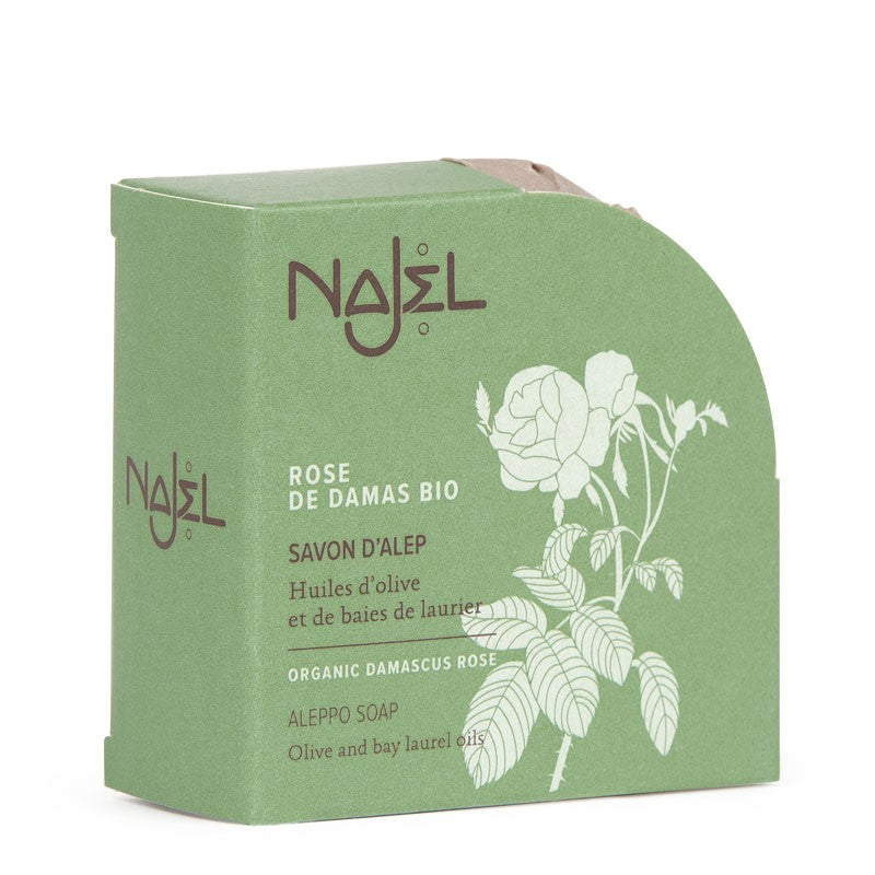 【美白淡斑】Najel 有機大馬士革玫瑰 阿勒頗天然手工古皂 法國品牌 香港行貨