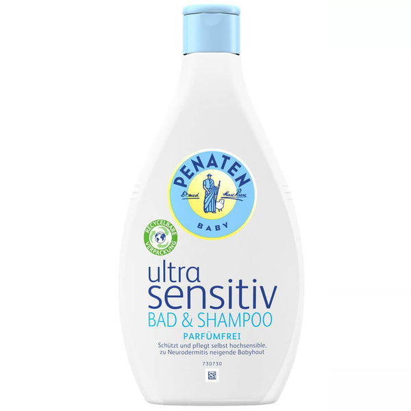 Penaten Ultra Sensitiv Bad & Shampoo 特強防敏嬰兒二合一沐浴及洗髮露(400ml) 德國直送